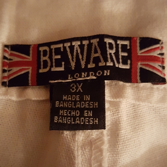 🆕️White linen shorts - Picture 5 of 6